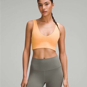 Lululemon Athletica Vibrant Orange Sports Bra